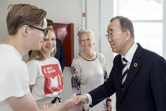 Ban-Ki-Moon besøger Rysensteen