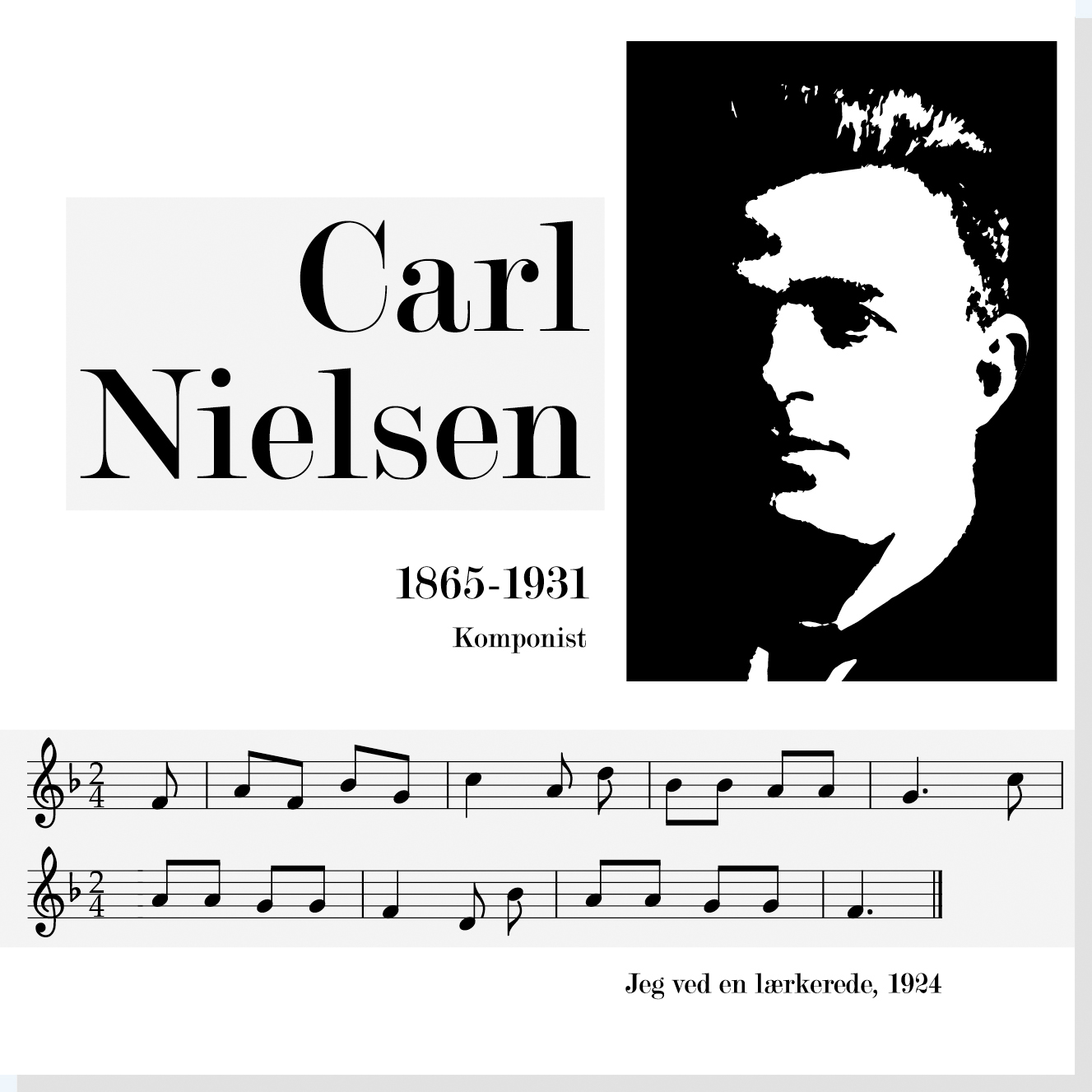 Carl Nielsen er en af Rysensteens 22 udvalgte danske dannelsespersoner